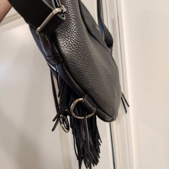 Rebecca Minkoff Leather Fringe Julian Backpack - Picture 7 of 11